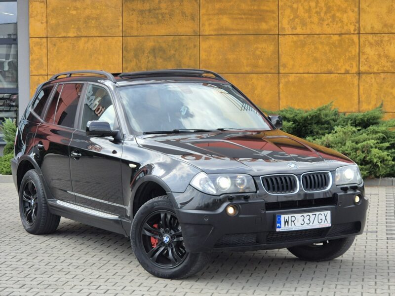 BMW X3 2.0D 150KM, Skóra, Ksenony, Panorama, Org. Lakier E83 (2003-2010)