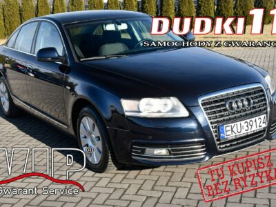Audi A6 2,0Turbo Benz DUDKI11 Serwis,Navi,Hak.Parktronic.Tempomat.kredyt.GWARA C6 (2004-2011)