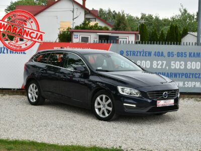 Volvo V60 D3 2.0 150KM Automat 2017r. LED NAVi Skóra Gwarancja BEZWYPADEK I (2010-2018)
