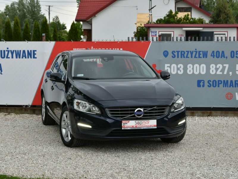 Volvo V60 D3 2.0 150KM Automat 2017r. LED NAVi Skóra Gwarancja BEZWYPADEK I (2010-2018)