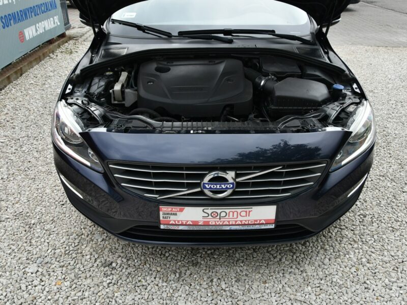 Volvo V60 D3 2.0 150KM Automat 2017r. LED NAVi Skóra Gwarancja BEZWYPADEK I (2010-2018)
