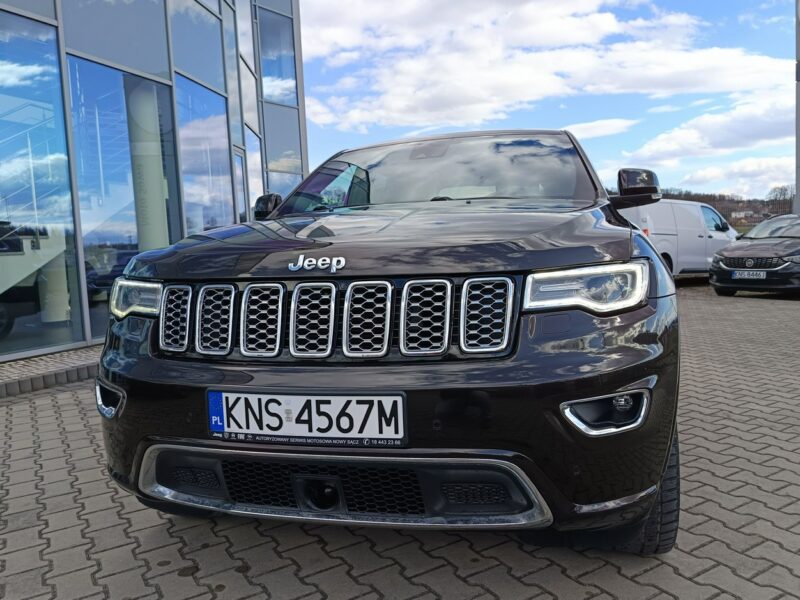 Jeep Grand Cherokee Overland 3.0 MultiJet 250KM AT8 4x4, Serwis, Faktura VAT23% IV (2010-)