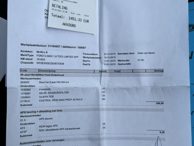Ford C-Max Ford C-Max Lift 1.6TDCi 2010r Climatronic Nawigacja Alufelgi Hak Serwi I (2003-2010)