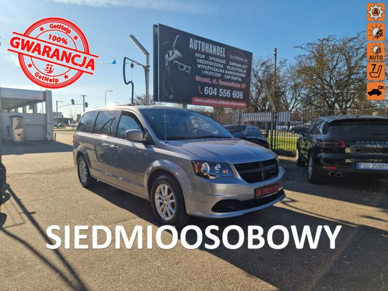 Dodge Grand Caravan 3.6 Benzyna 293 KM, Automat, Kamera Cofania, Bluetooth, Alu, Alkantara V (2007-)
