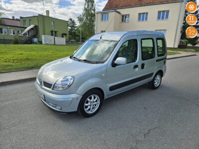 Renault Kangoo Opłacony Zdrowy Zadbany Serwisowany z Klimą i Alusami 1Wł Po Serwisie I (1997-2007)