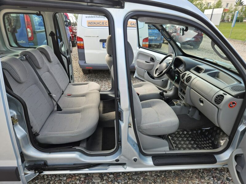 Renault Kangoo Opłacony Zdrowy Zadbany Serwisowany z Klimą i Alusami 1Wł Po Serwisie I (1997-2007)