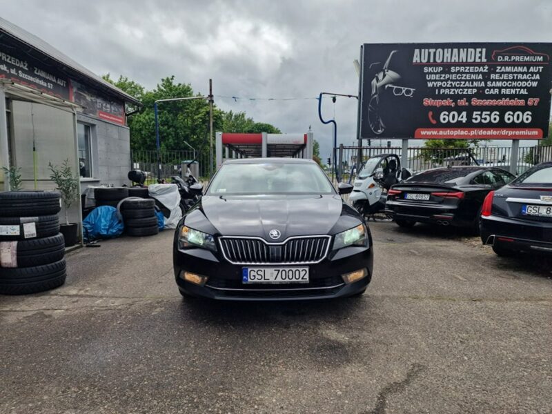Škoda Superb 2.0 TDI 190 KM, Klimatyzacja, Alufelgi, Grzane Fotele, Bluetooth, NAVI III (2015-2023)