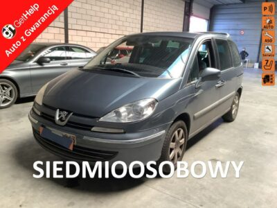 Peugeot 807 Elektrycznie drzwi/Tempomat/7 foteli/Parktronik/Alufelgi/Zarejestrow.