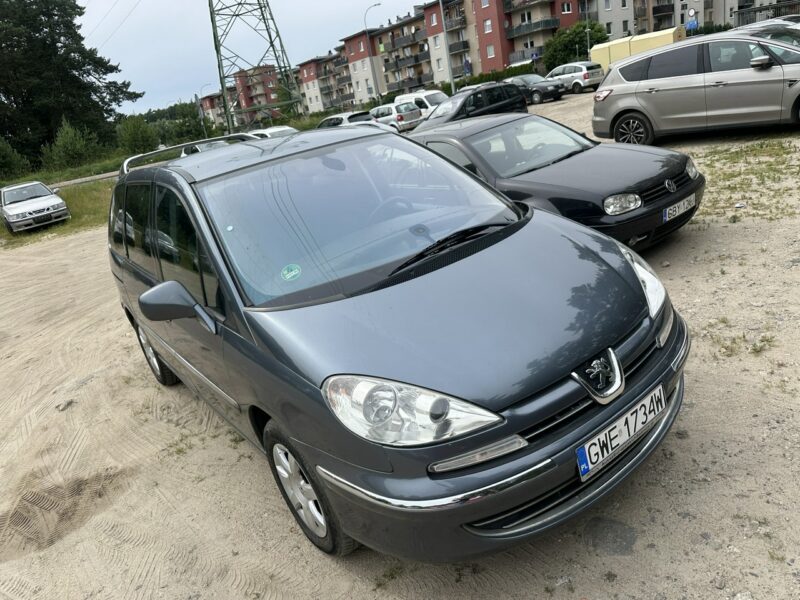 Peugeot 807 Elektrycznie drzwi/Tempomat/7 foteli/Parktronik/Alufelgi/Hak/ESP