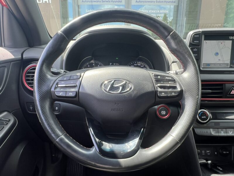 Hyundai Kona 1.6T-GDI 177KM PREMIUM 7DCT Salon Polska Android Auto Head-up FV23% I (2017-2023)
