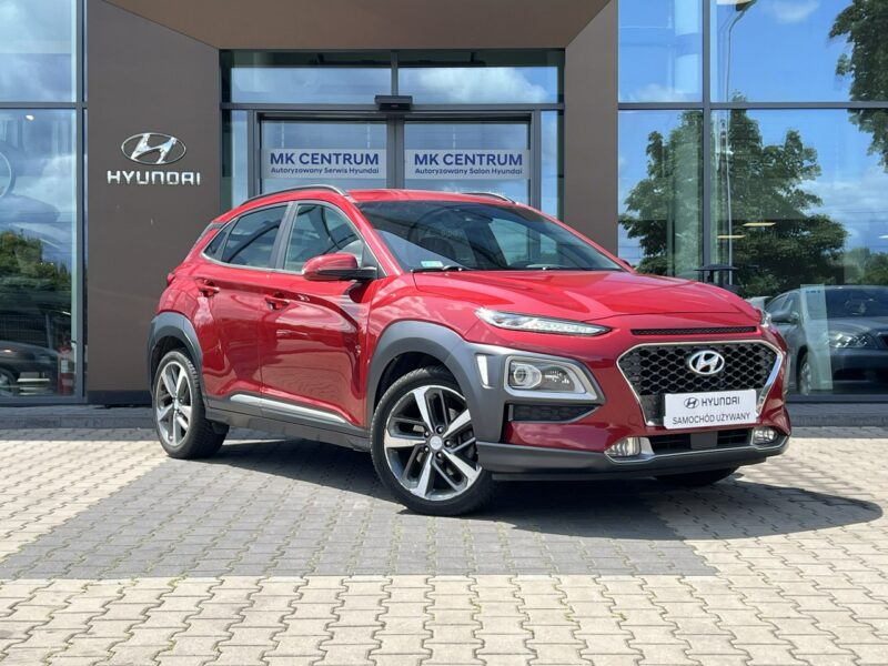 Hyundai Kona 1.6T-GDI 177KM PREMIUM 7DCT Salon Polska Android Auto Head-up FV23% I (2017-2023)