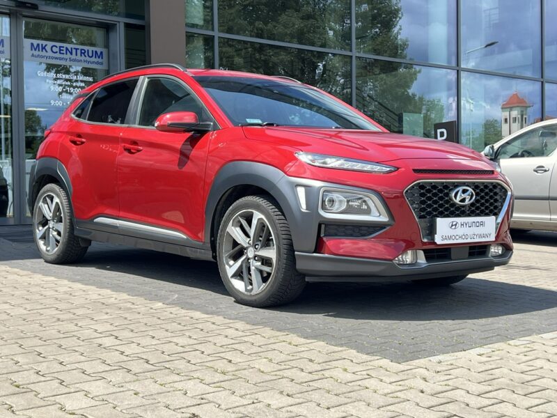 Hyundai Kona 1.6T-GDI 177KM PREMIUM 7DCT Salon Polska Android Auto Head-up FV23% I (2017-2023)