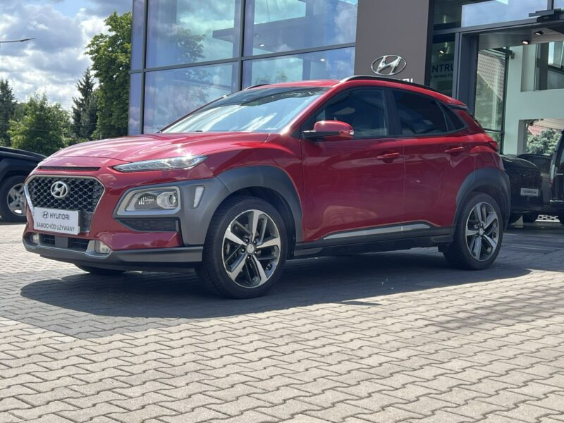 Hyundai Kona 1.6T-GDI 177KM PREMIUM 7DCT Salon Polska Android Auto Head-up FV23% I (2017-2023)