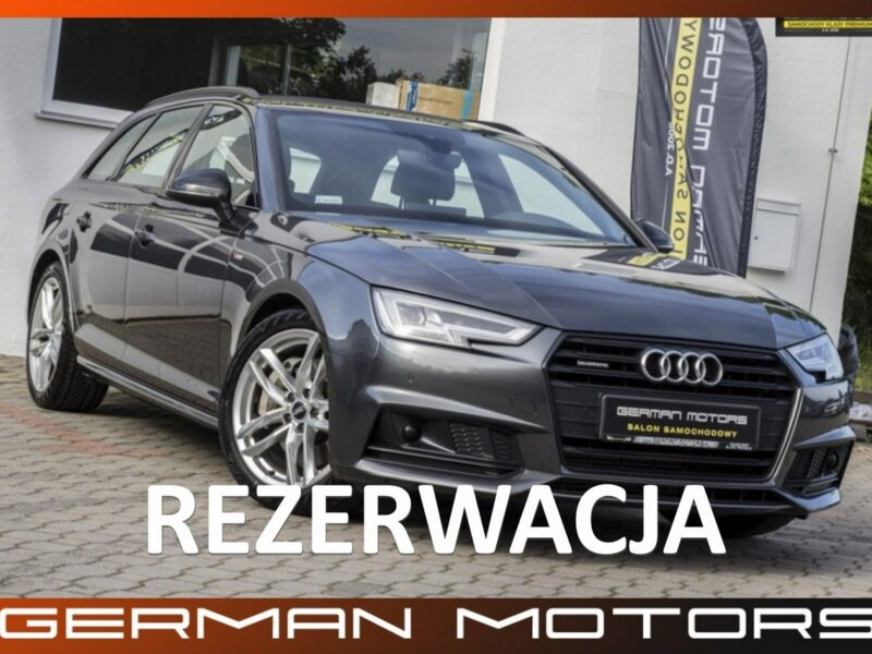 Audi A4 S-LINE / Matrixy / Quattro / Virtual / Masaże / Gwarancja / FV23% B9 (2015-)