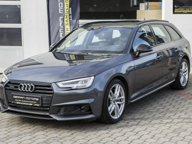 Audi A4 S-LINE / Matrixy / Quattro / Virtual / Masaże / Gwarancja / FV23% B9 (2015-)