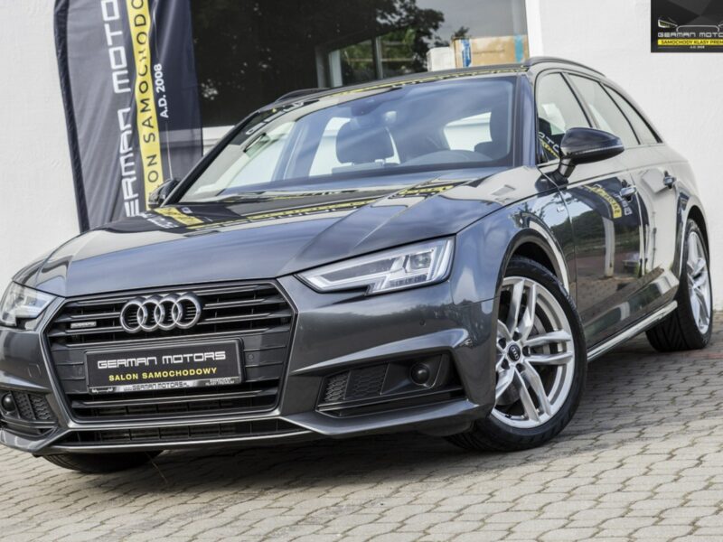 Audi A4 S-LINE / Matrixy / Quattro / Virtual / Masaże / Gwarancja / FV23% B9 (2015-)