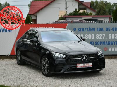 Mercedes E 220 E 220d 4Matic 200KM 2022r. SALON pakiet AMG Burmester Fv23 Rezerwacja W213 (2016-)