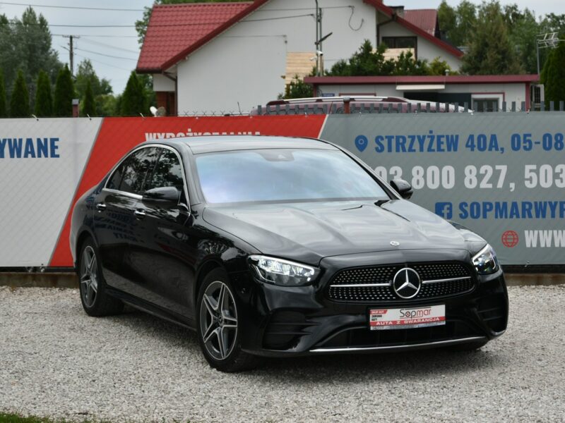 Mercedes E 220 E 220d 4Matic 200KM 2022r. SALON pakiet AMG Burmester Fv23 Rezerwacja W213 (2016-)