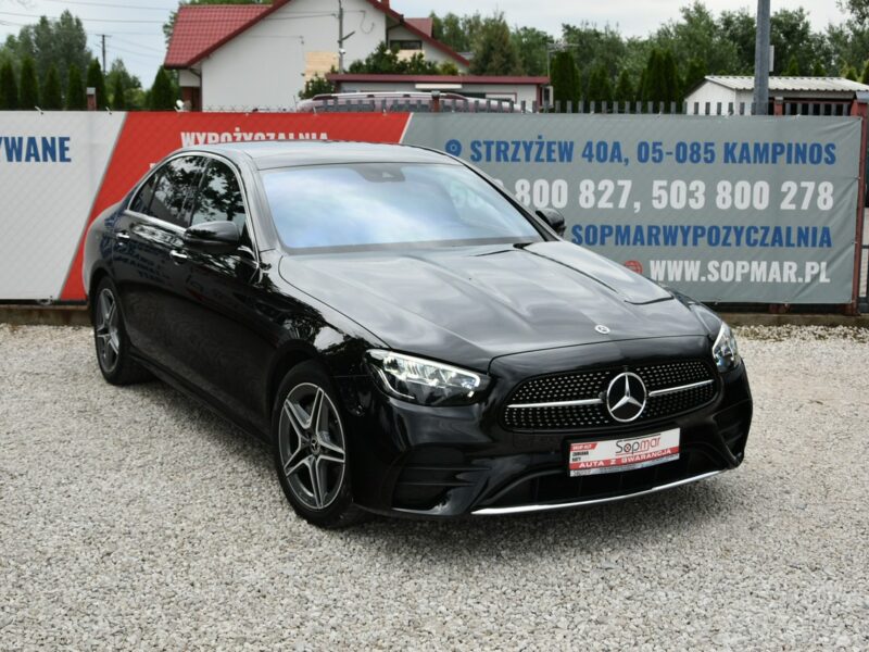 Mercedes E 220 E 220d 4Matic 200KM 2022r. SALON pakiet AMG Burmester Fv23 Rezerwacja W213 (2016-)