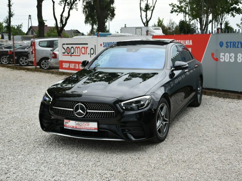 Mercedes E 220 E 220d 4Matic 200KM 2022r. SALON pakiet AMG Burmester Fv23 Rezerwacja W213 (2016-)