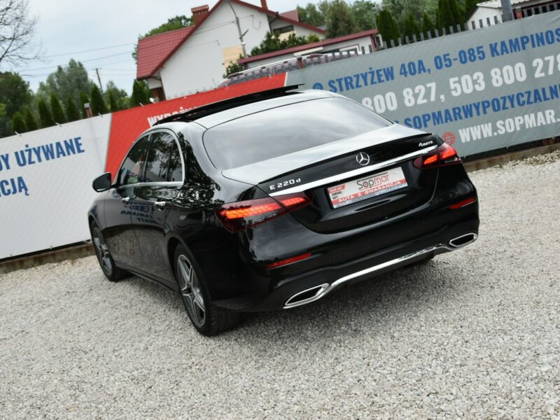 Mercedes E 220 E 220d 4Matic 200KM 2022r. SALON pakiet AMG Burmester Fv23 Rezerwacja W213 (2016-)