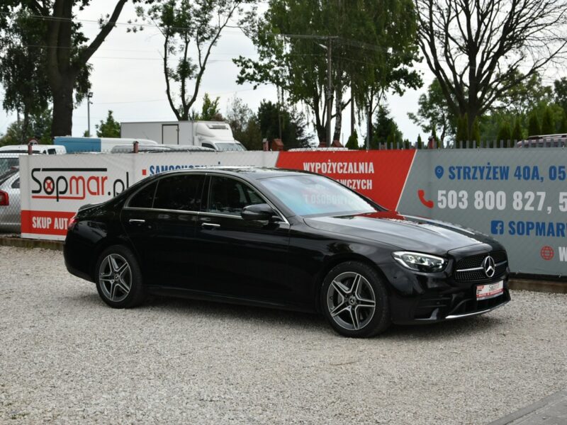 Mercedes E 220 E 220d 4Matic 200KM 2022r. SALON pakiet AMG Burmester Fv23 Rezerwacja W213 (2016-)