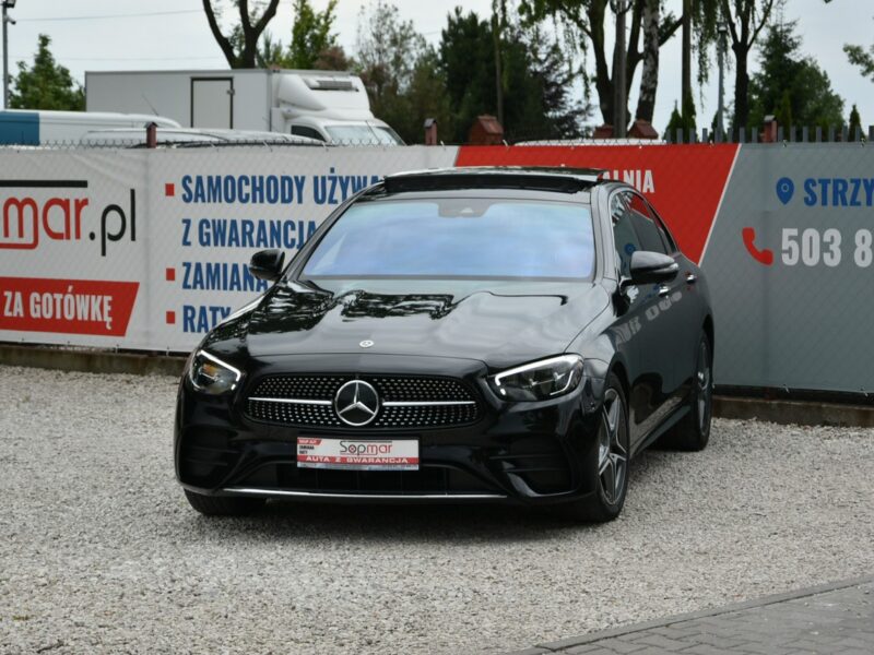 Mercedes E 220 E 220d 4Matic 200KM 2022r. SALON pakiet AMG Burmester Fv23 Rezerwacja W213 (2016-)