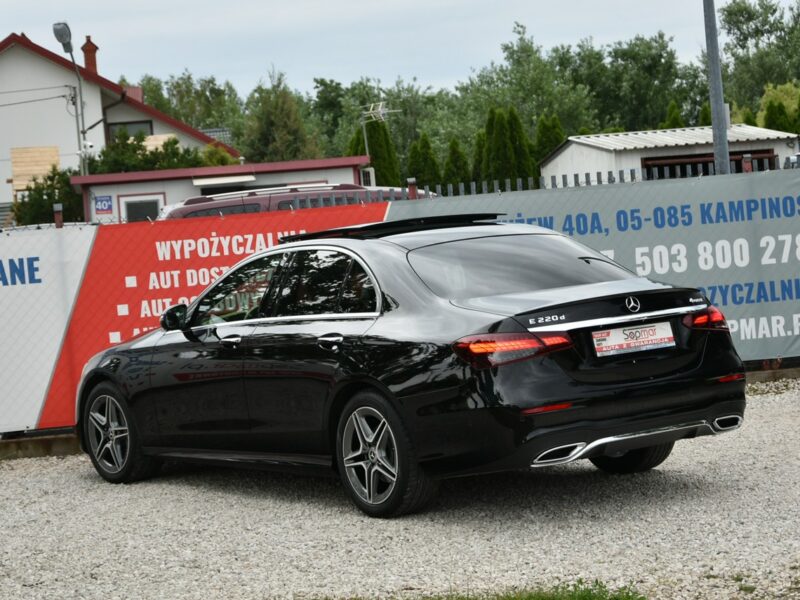 Mercedes E 220 E 220d 4Matic 200KM 2022r. SALON pakiet AMG Burmester Fv23 Rezerwacja W213 (2016-)