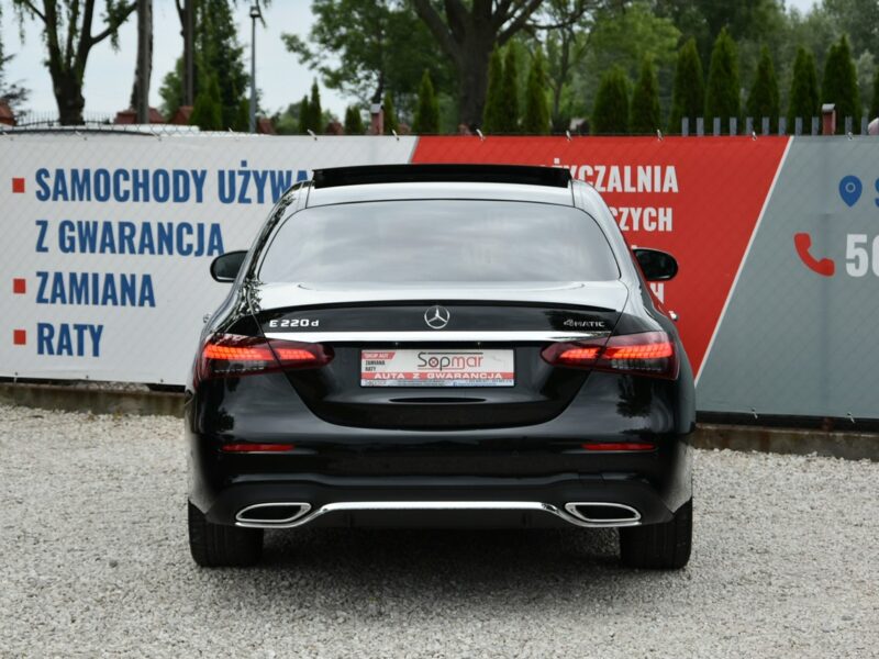 Mercedes E 220 E 220d 4Matic 200KM 2022r. SALON pakiet AMG Burmester Fv23 Rezerwacja W213 (2016-)