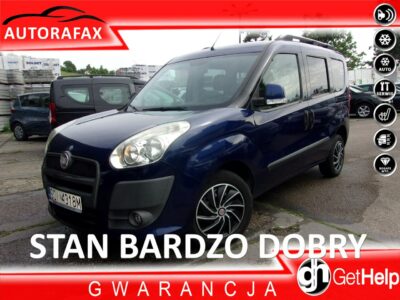 Fiat Doblo Klimatronic, Ele szyby 4x, Ele lusterka, Podgrz. fotele Hak holowniczy II (2009-)