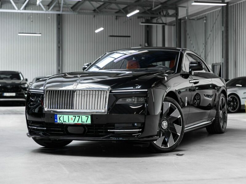 Rolls-Royce Spectre Bezwypadkowy. Launch Package. Bespoke. Black Diamond. Gwarancja.