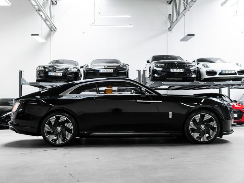 Rolls-Royce Spectre Bezwypadkowy. Launch Package. Bespoke. Black Diamond. Gwarancja.