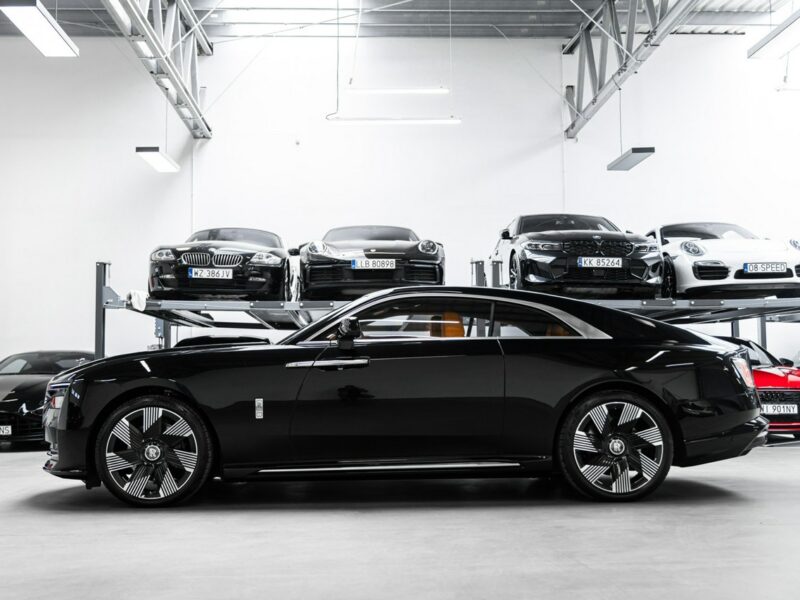 Rolls-Royce Spectre Bezwypadkowy. Launch Package. Bespoke. Black Diamond. Gwarancja.