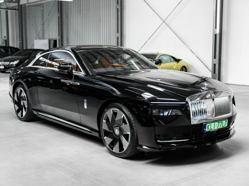 Rolls-Royce Spectre Bezwypadkowy. Launch Package. Bespoke. Black Diamond. Gwarancja.