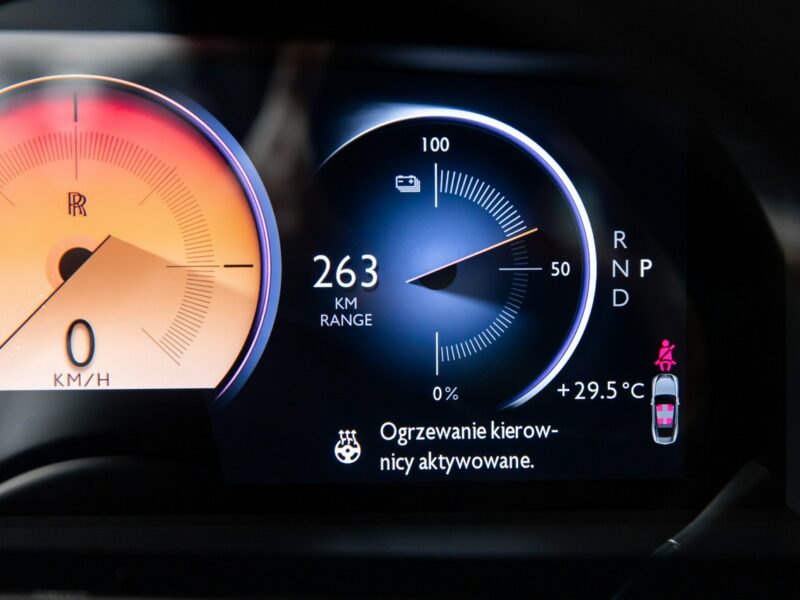 Rolls-Royce Spectre Bezwypadkowy. Launch Package. Bespoke. Black Diamond. Gwarancja.