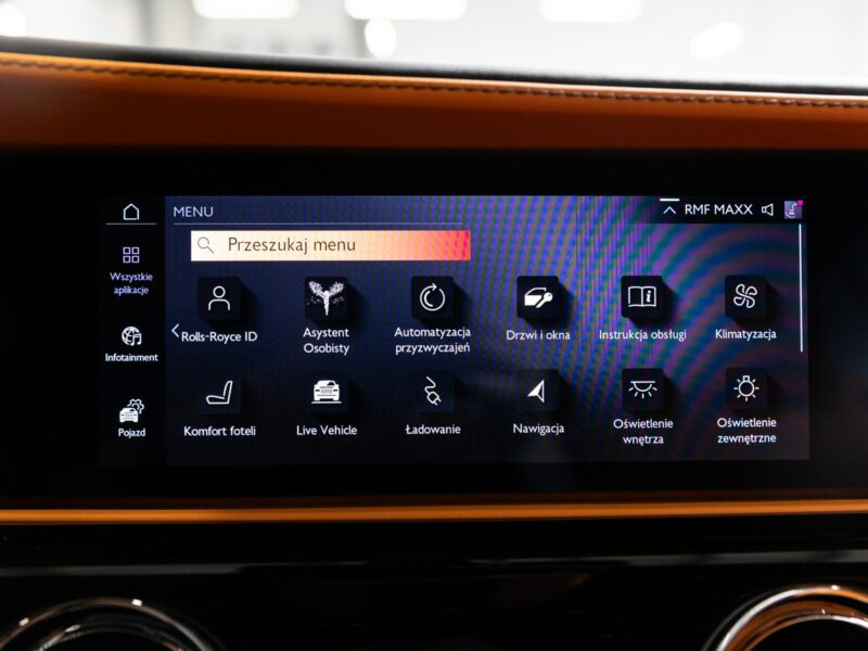 Rolls-Royce Spectre Bezwypadkowy. Launch Package. Bespoke. Black Diamond. Gwarancja.