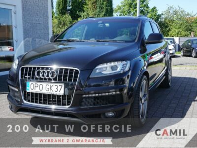Audi Q7 zarejestrowany, ubezpieczony, bogato wyposażony, S-line I (2005-2015)