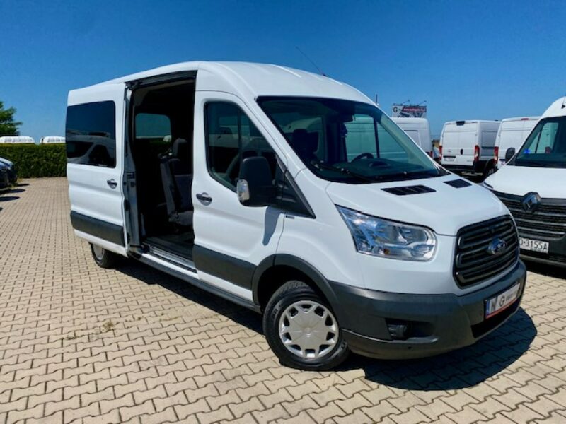 Ford Transit SALON PL / 9 OSÓB / 2 x KLIMA / TEMPOMAT / LEDY / L3H2 / Gwarancja VII (2013-)