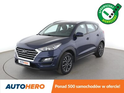 Hyundai Tucson 1.6 Advantage Klima Navi Tempomat Grzana Kierownica Fotele Kamera LED III (2015-2020)