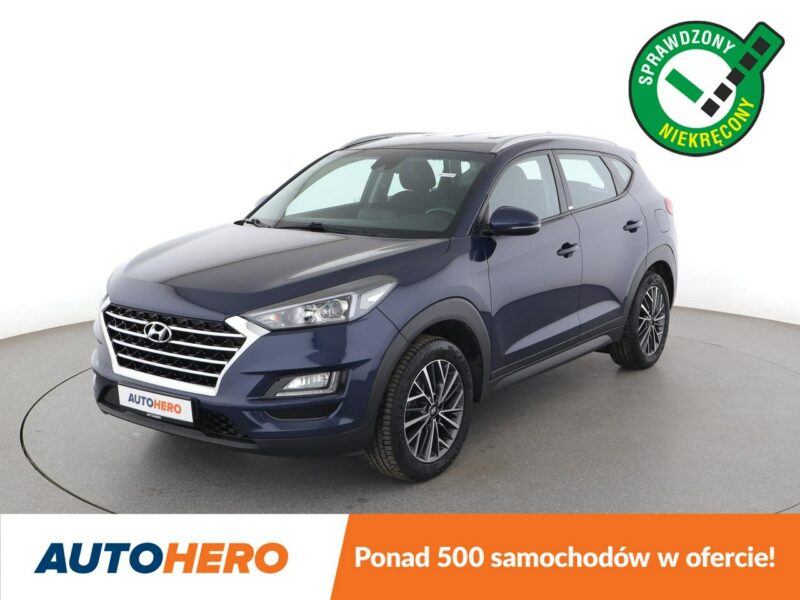 Hyundai Tucson 1.6 Advantage Klima Navi Tempomat Grzana Kierownica Fotele Kamera LED III (2015-2020)