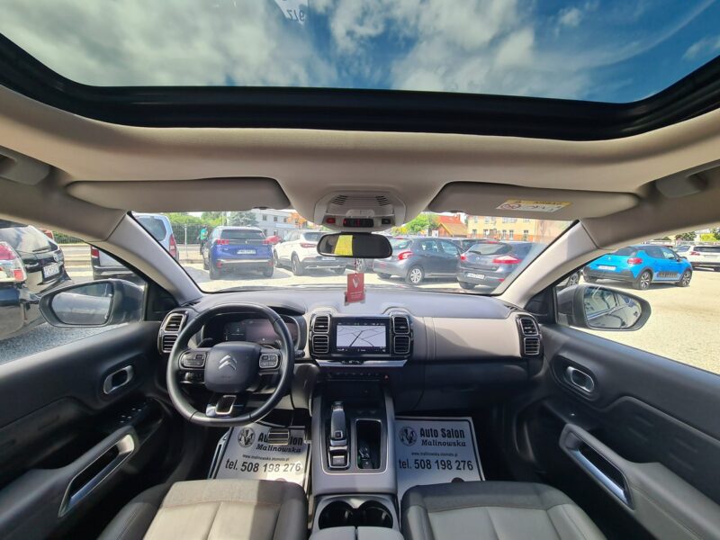 Citroen C5 Aircross Szyberdach Navi Kamera 2xPDC El.Klapa Full Led Półskóry Radar Asystent