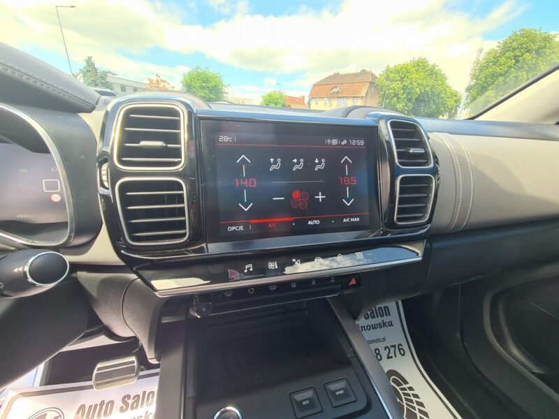 Citroen C5 Aircross Szyberdach Navi Kamera 2xPDC El.Klapa Full Led Półskóry Radar Asystent