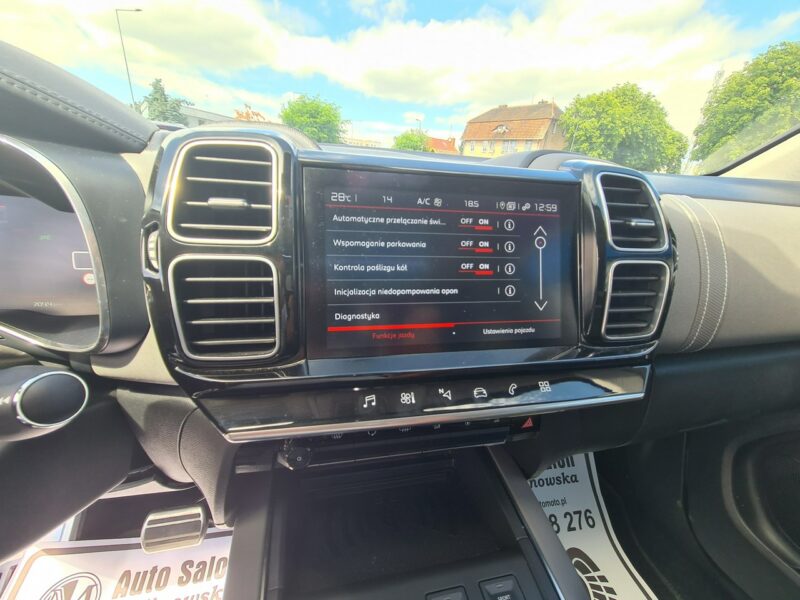Citroen C5 Aircross Szyberdach Navi Kamera 2xPDC El.Klapa Full Led Półskóry Radar Asystent