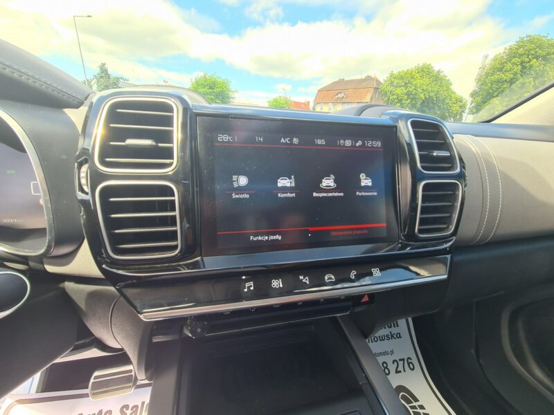 Citroen C5 Aircross Szyberdach Navi Kamera 2xPDC El.Klapa Full Led Półskóry Radar Asystent