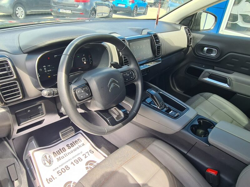 Citroen C5 Aircross Szyberdach Navi Kamera 2xPDC El.Klapa Full Led Półskóry Radar Asystent
