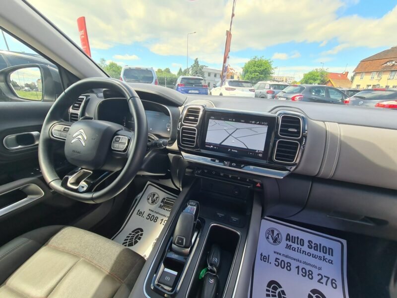 Citroen C5 Aircross Szyberdach Navi Kamera 2xPDC El.Klapa Full Led Półskóry Radar Asystent