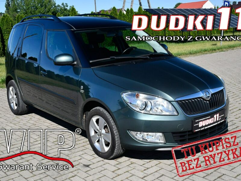 Škoda Roomster 1.4Benz LIFT. Klimatronic.Tempomat.El.szyby>Centralka.Hak.Serwis I (2006-)