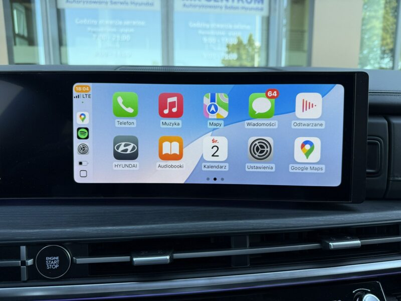 Hyundai Santa Fe 1.6 T-GDI HEV 4WD 215KM 7os. Platinum+Sun+Tech Salon PL Gwar2029 FV23% generacja IV