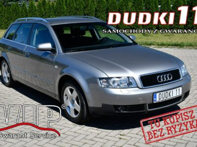Audi A4 2,0 benz DUDKI11 Klimatronic.El.szyby.Centralka.Automat. Full-Serwis B6 (2000-2004)