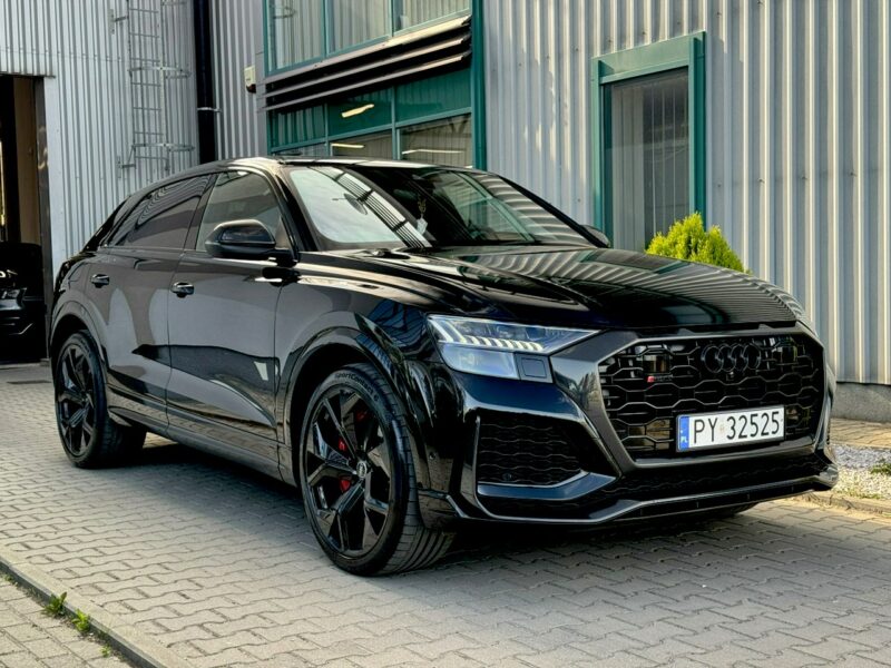 Audi RS Q8 600KM. Ceramika. B&O. Panorama. ACC. Gwarancja 05.2026. Karbon. FV23%.